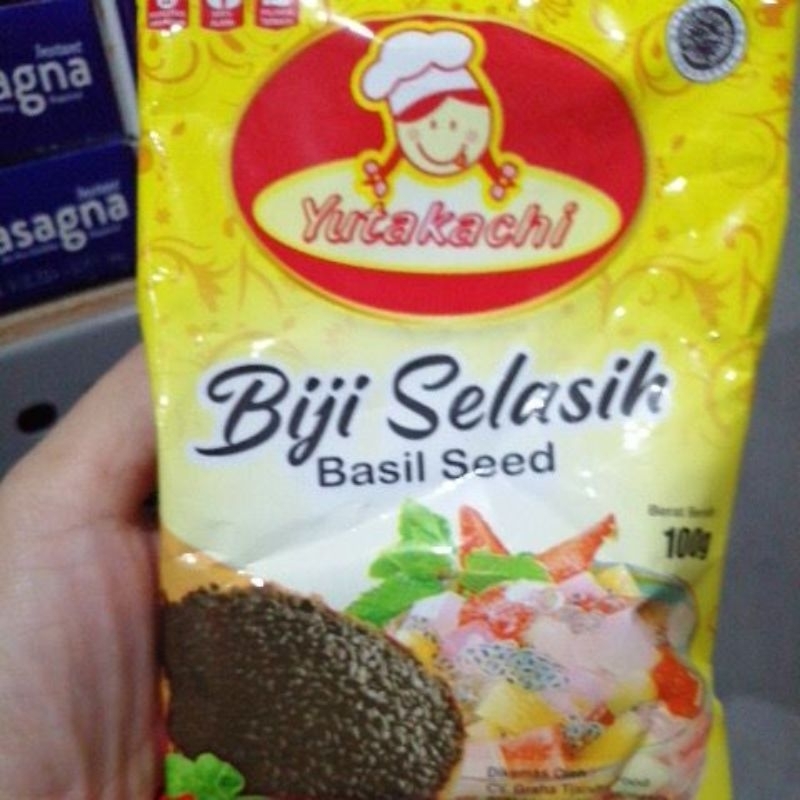 

Biji selasih, biji telasih, basil seed 100g