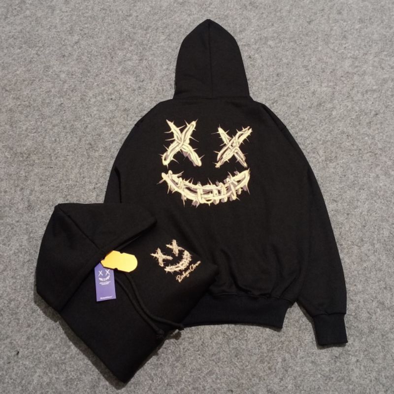 Hoodie Lengan Panjang Pria Wanita Ricky Is Clown Premium Full Tag