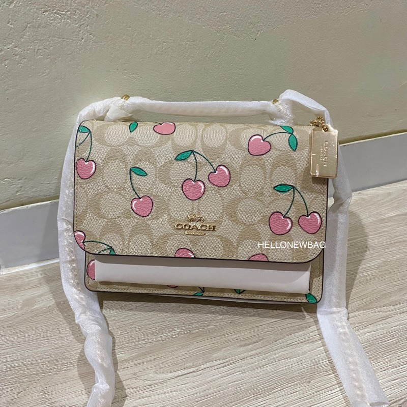 Tas Coach original - Coach klare crossbody in cherry print