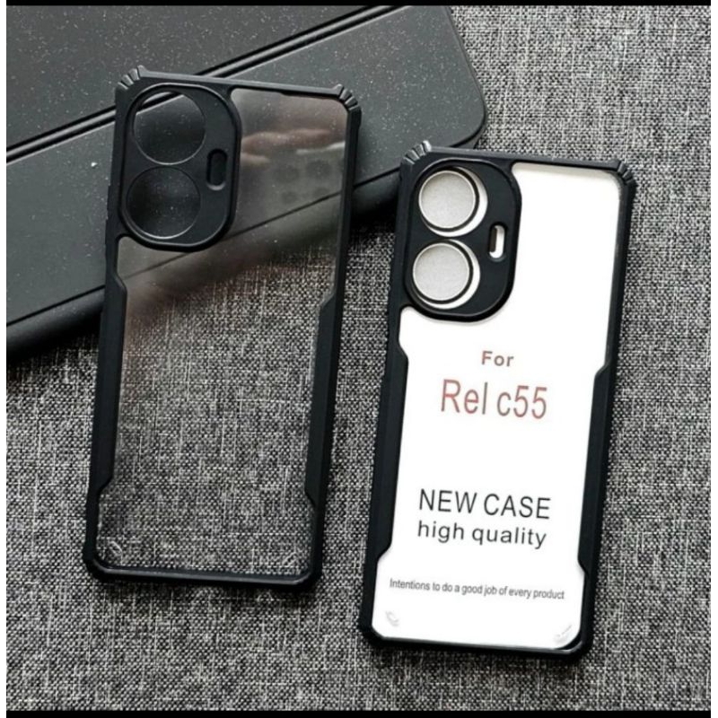 Case Realme Narzo 50A Prime / Narzo 50 / 50i prime / Realme C35 / C33 / C31 / C30 / C30s 4G / C55 NFC Casing Bumper Fusion Anti Crack Xundd