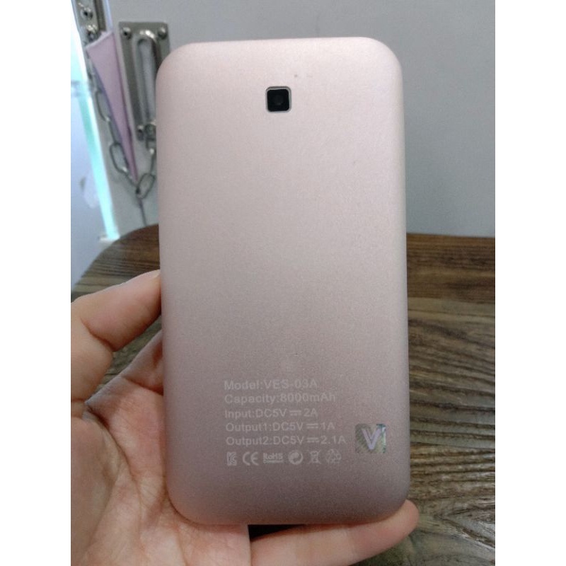 POWER BANKVANVO VES-03A 8000MAH METAL BODY ORIGINAL