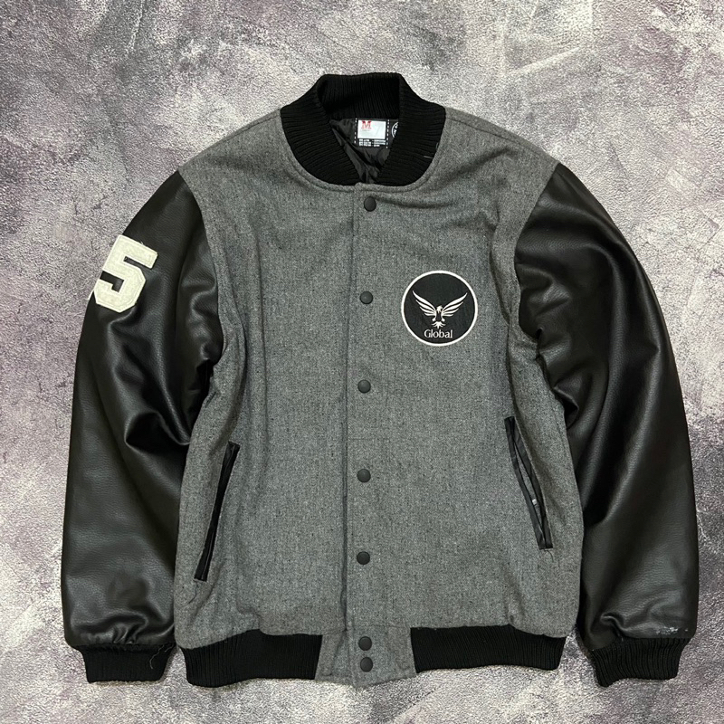 varsity leather jacket varsity univ varsity second varsity univ second