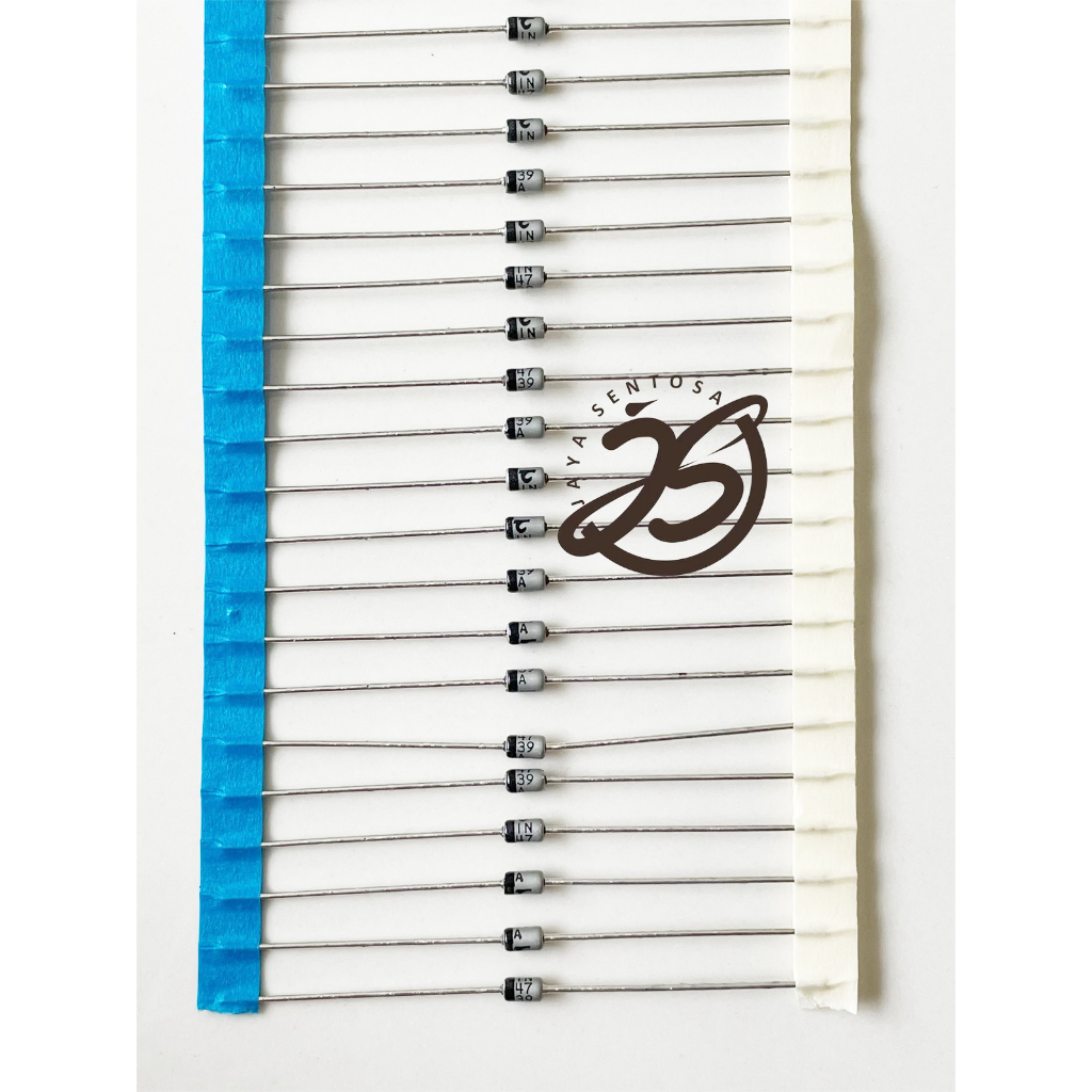 10 BUAH DIODA ZENER 1W 9V1 1N4736 1 WATT 9V1 1N 4739 1WATT 1W IN4739