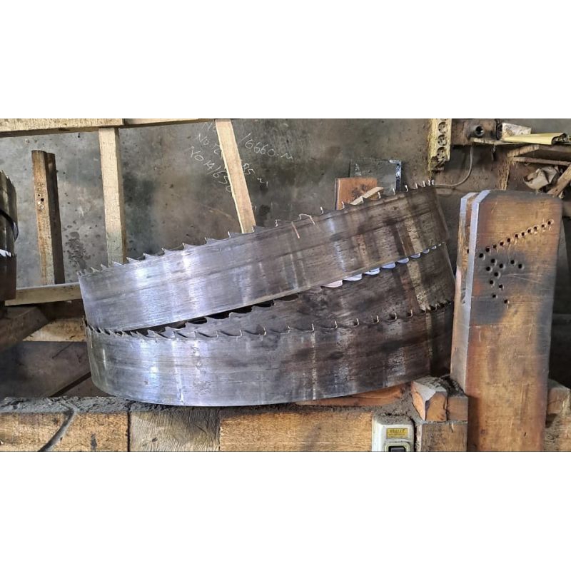 GRAJI BEKAS  Lebar 9 - Gergaji Slendang Bekas bahan golok, pisau dll