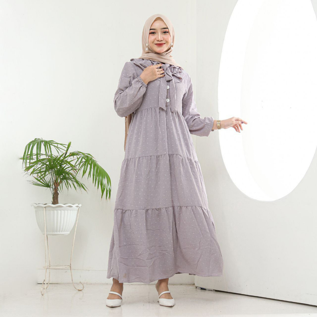 Saroja | Gamis Uragiri Susun Gamis Syar'i Ramadhan | SJ Fashion