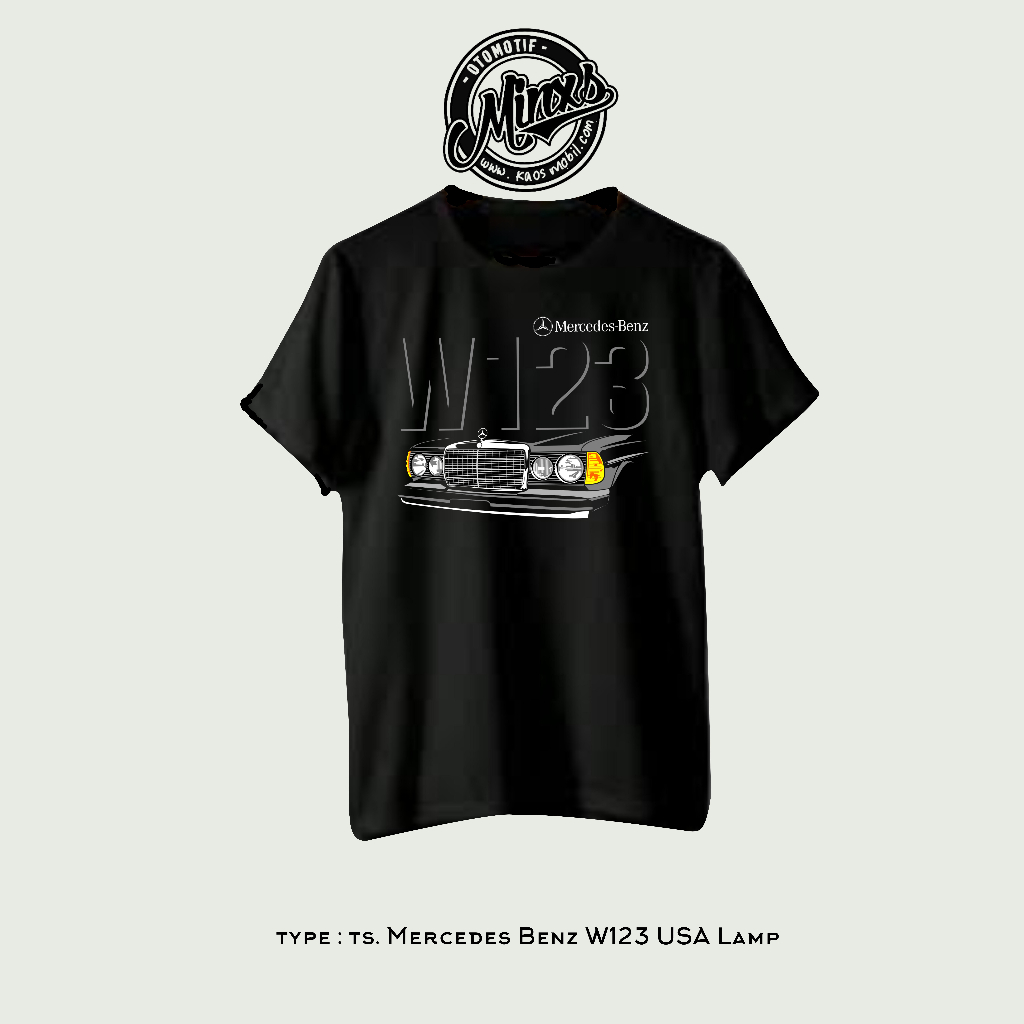 Kaos Mercy Tiger USA style- Kaos Mercedes Benz- Minxs Otomotif - Tshirt Lengan pendek Kualitas Premi