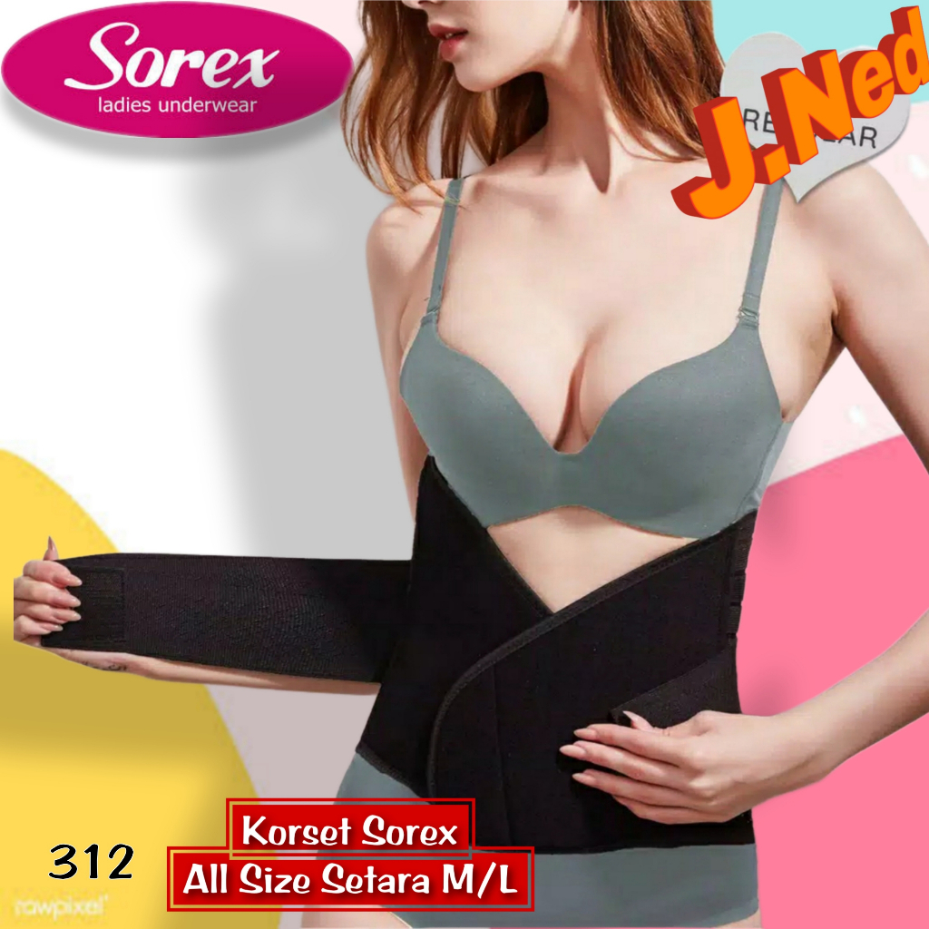 J312 SETAGEN WANITA KORSET PELANGSING SOREX REGULER SLIMMING CORSET