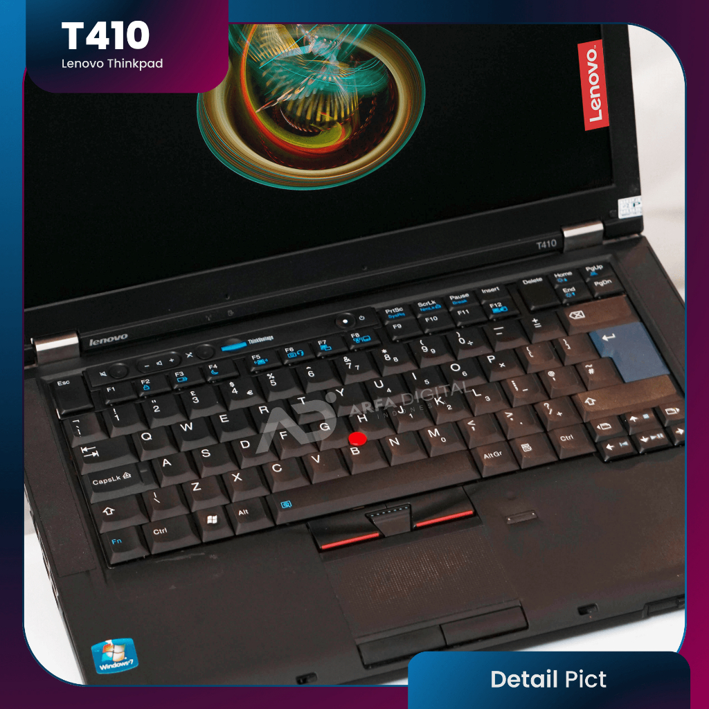 Laptop Lenovo ThinkPad T410 Intel Core i5 Ram 8GB SSD 256GB Murah Bergaransi