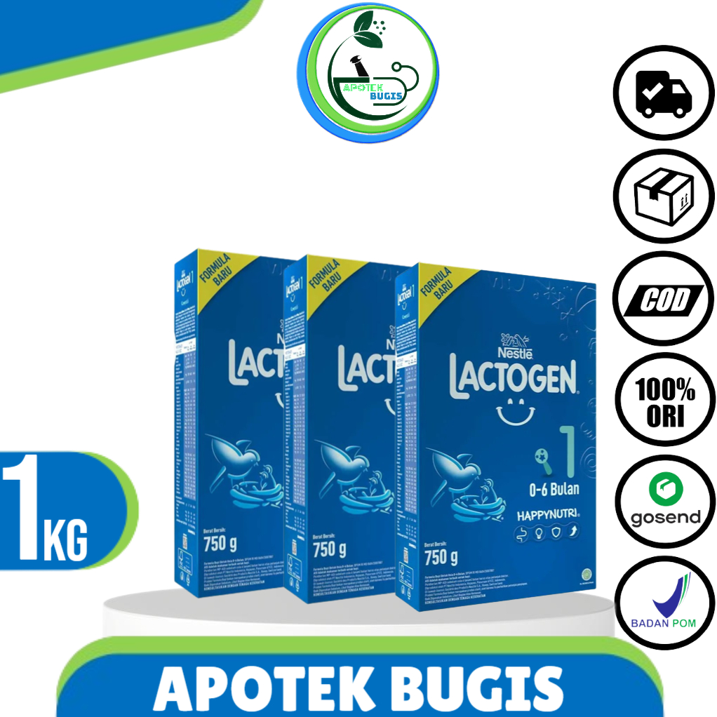 Nestle Lactogen 1 Susu Formula 0-6 Bulan Box 1 kg