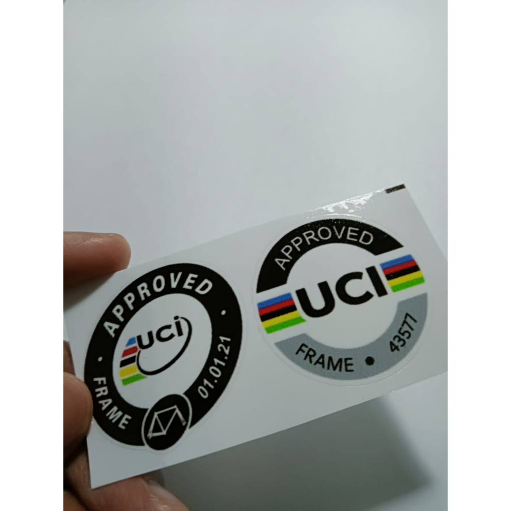 Stiker Uci sepeda MTB Roadbike