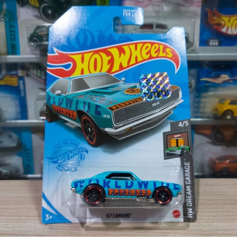 HOT WHEELS 67 CAMARO BLUE - SPECIAL COLOUR - FACTORY SEALED