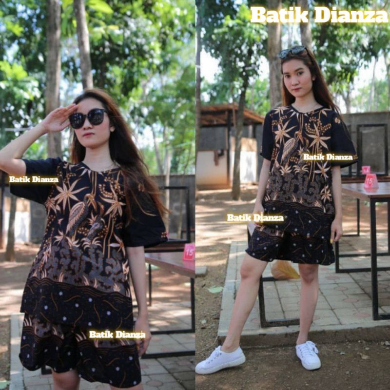 SETELAN BATIK UNGGUL JAYA/SETELAN BATIK CELANA PENDEK