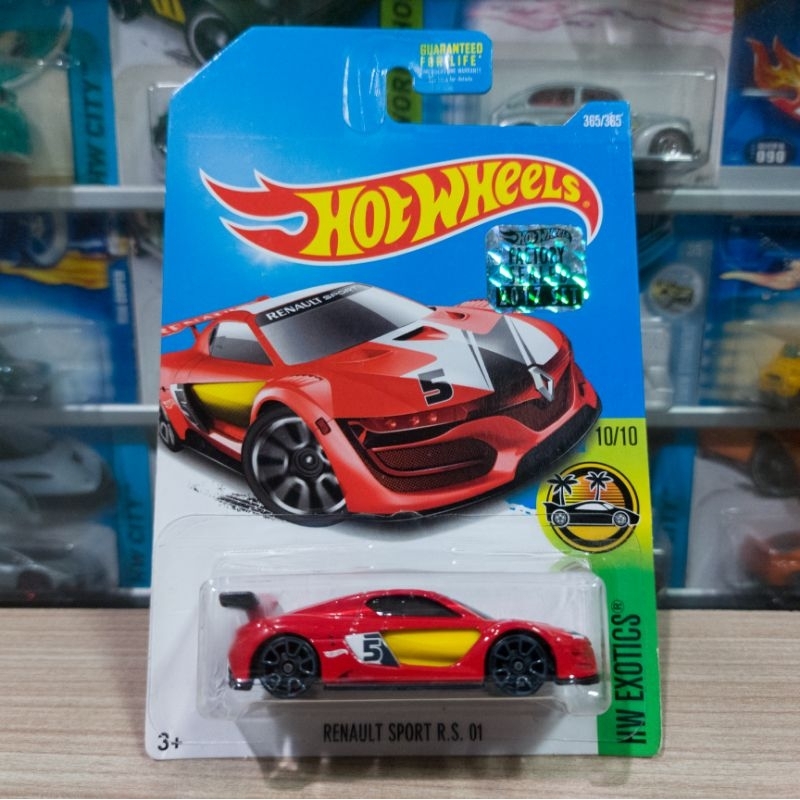 Hot Wheels Renault Sport R.S. 01 Tampo 5 Red - Factory Sealed