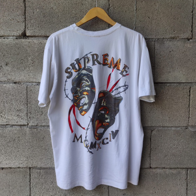 Kaos Supreme Laugh Now Tee White Second Original