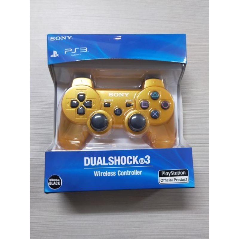 STIK PS3 WIRELESS WARNA GOLDEN STICK PS3 OP ORI PABRIK WARNA GOLD