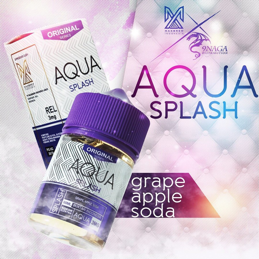Liquid Aqua Series 9Naga 60ML by Max Brew x 9Naga Berpita Cukai