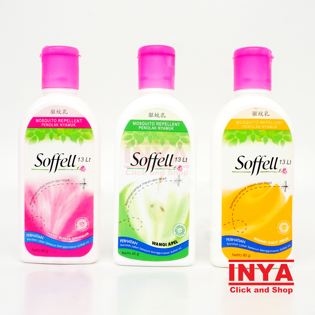 Lotion Nyamuk Soffell 13 Lt - Obat Nyamuk Lotion - Mosquito Repellent