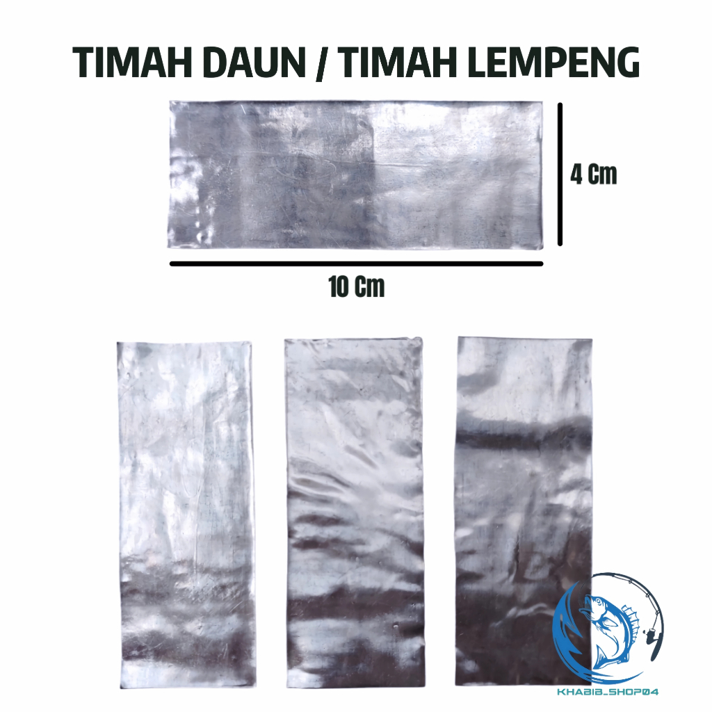 Timah Daun / Timah Lempeng Pancing