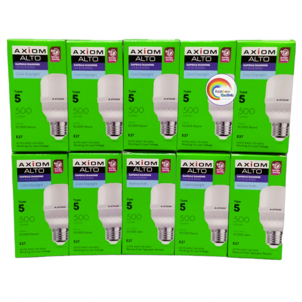 Paket 10 Pcs Axiom ALTO Lampu LED Capsule Diamond 5 Watt