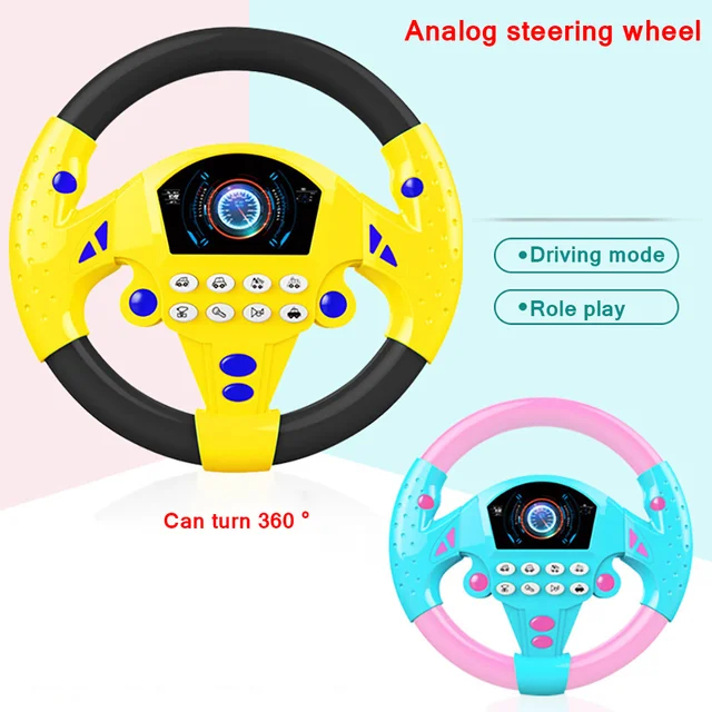 Mainan Anak Simulator  Belajar Setir Mobil  Steering Wheel / Edukasi Anak