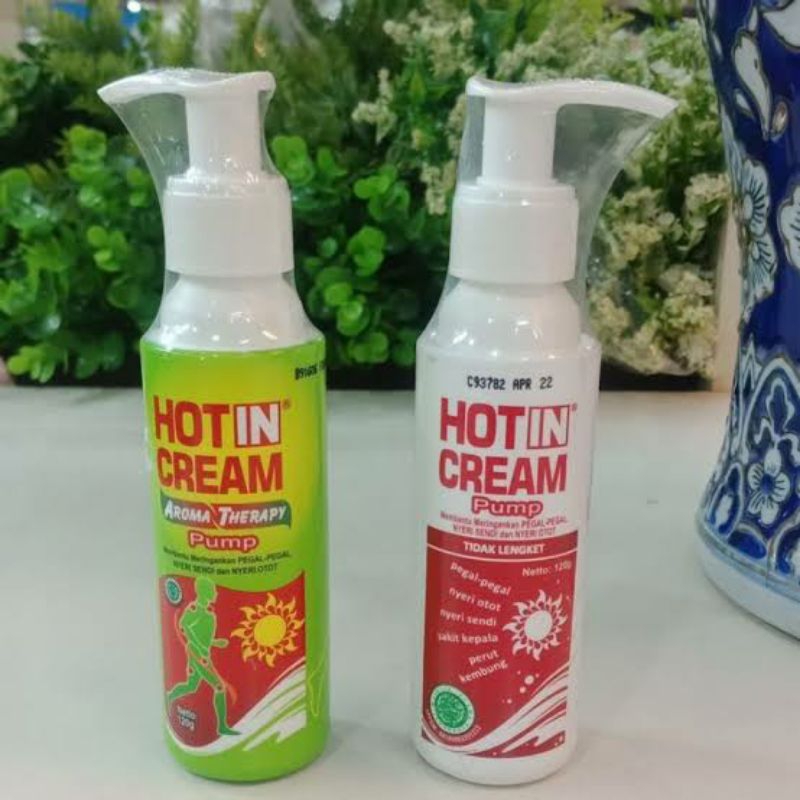 HOTIN CREAM PUMP 120g / HOTIN CREAM PUMP ORIGINAL 120g / HOTIN CREAM AROMATHERAPY PUMP 120g