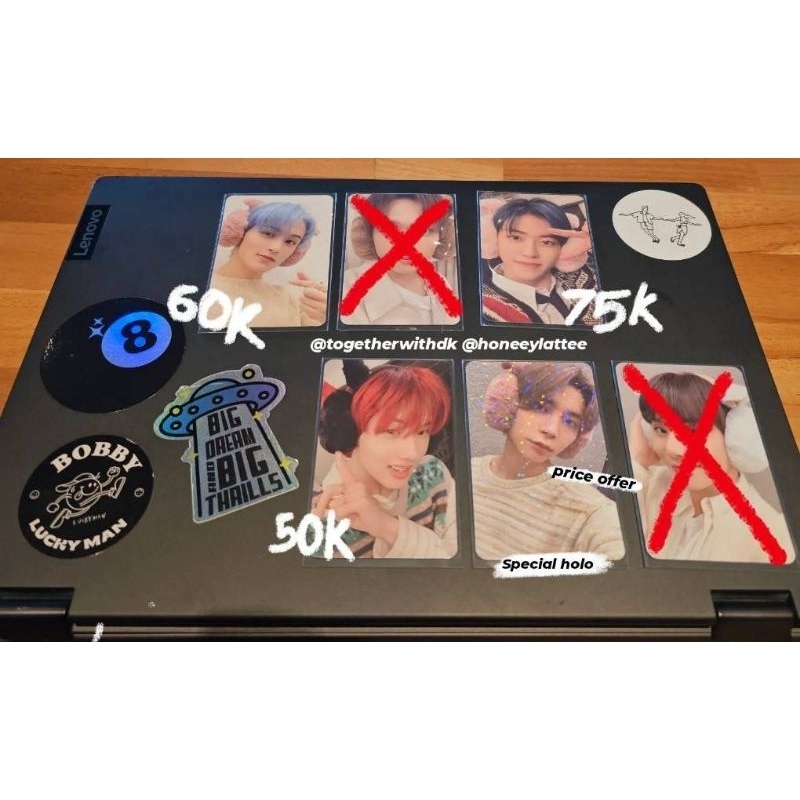 PINK CHRISTMAS NCT DREAM & NCT 127 - jisung, johnny special holo