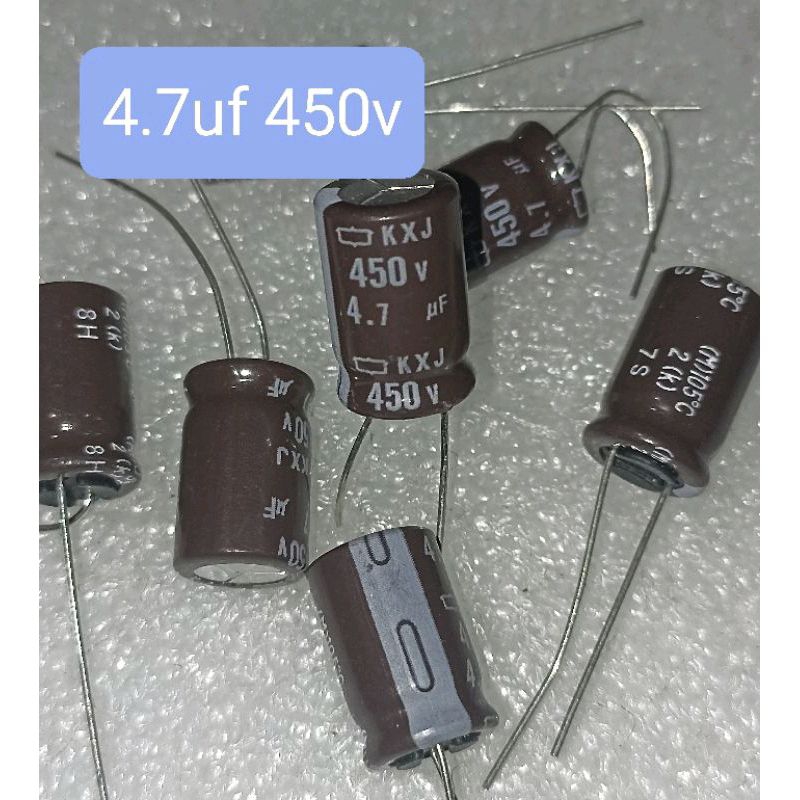 ELCO 4.7UF 450V KAPASITOR ELKO 4.7UF 450VOLT 4.7 UF 450 VOLT 4,7UF 450 VOLT