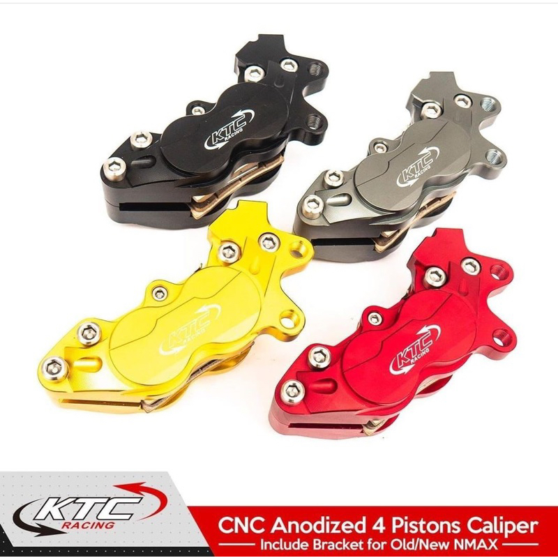 Kaliper KTC Racing 4 Piston Big Kanan CNC