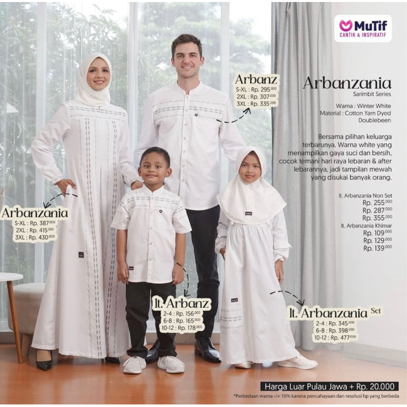 SARIMBIT MUTIF SERIES ARBANZANIA