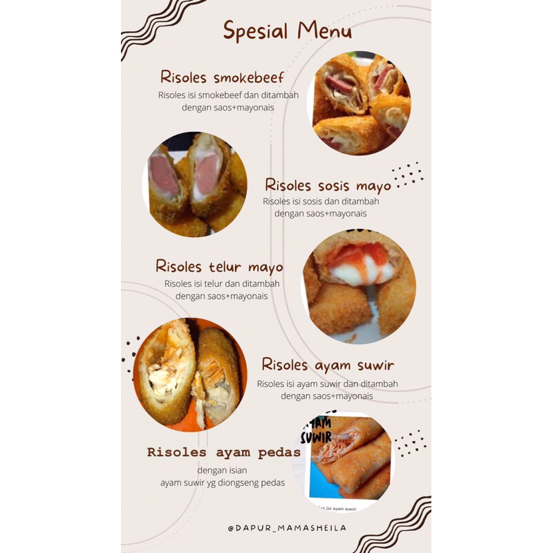 RISOLES FROZEN FOOD