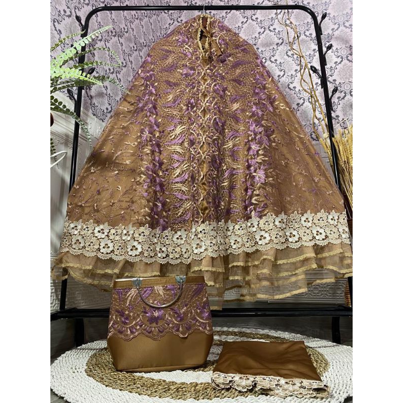 MUKENA BRUKAT MEWAH PREMIUM / MUKENA DEWASA / MUKENA WANITA / MUKENA LEBARAN