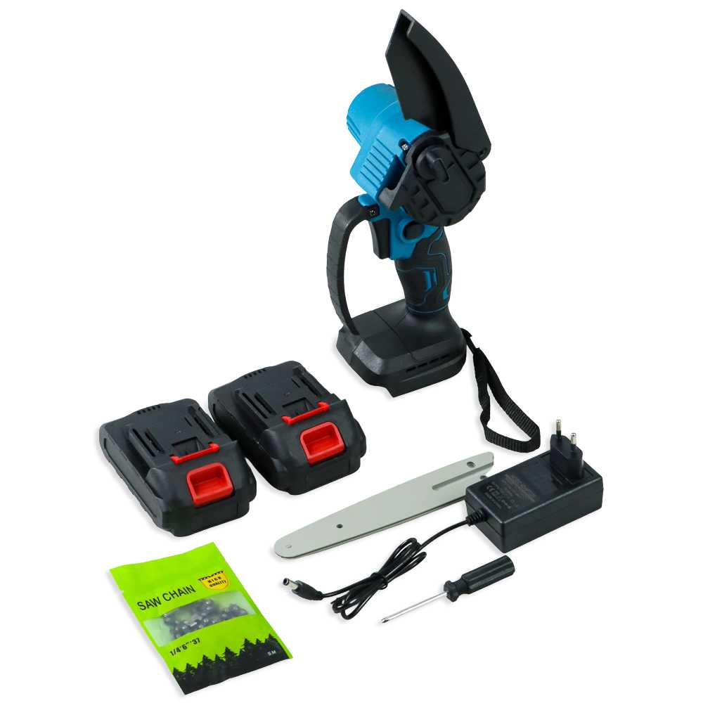 Gergaji Mesin Kayu Cordless Chainsaw Brushless Motor 20V - 388VF