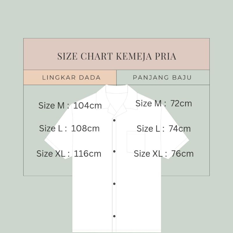 Hem Kemeja Linen Lengan Pendek Pria Palapa