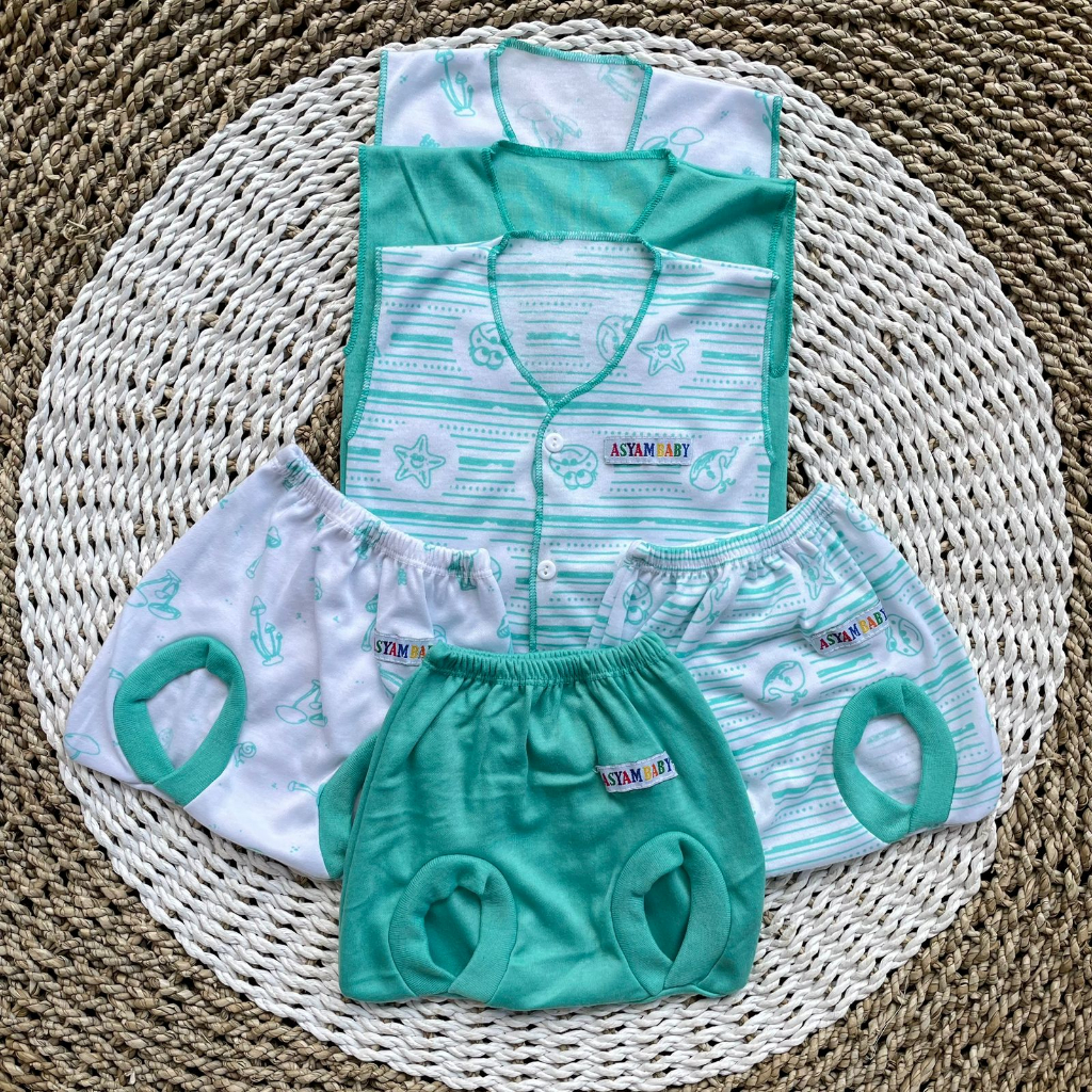 3 PCS Baju Lengan Kutung Bayi Bayi Atasan Bayi Baju Newborn Baju Bayi Baru Lahir Gift Bayi Hadiah Lahiran Bayi