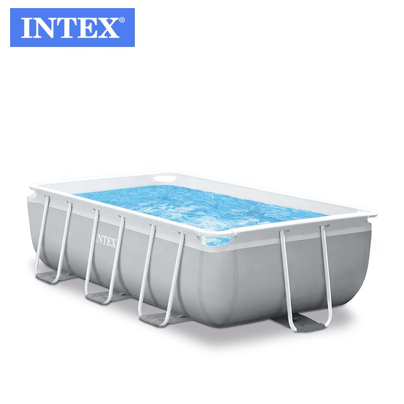 Intex Kolam Renang Jumbo Prism Frame 4 x 2 x 1.22 m 26790 Kolam Renang Premium 4 Meter