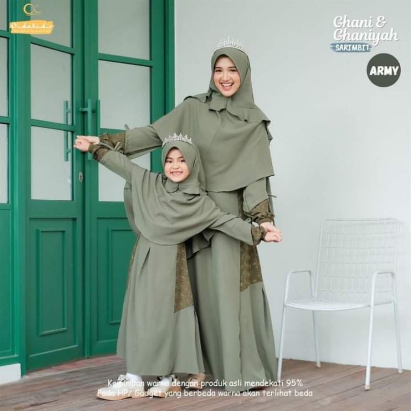 Sarimbit Couple Ghaniyah by Oidokids Anak Cewek dan Mom