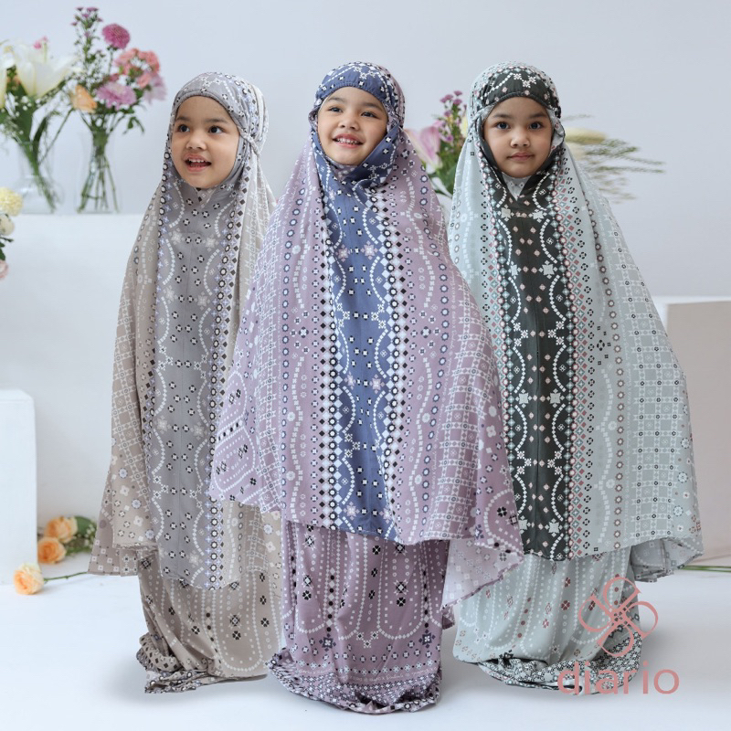 Diario x Dwihanda - Mukena Sejiwa Kids Free Sajadah Travel