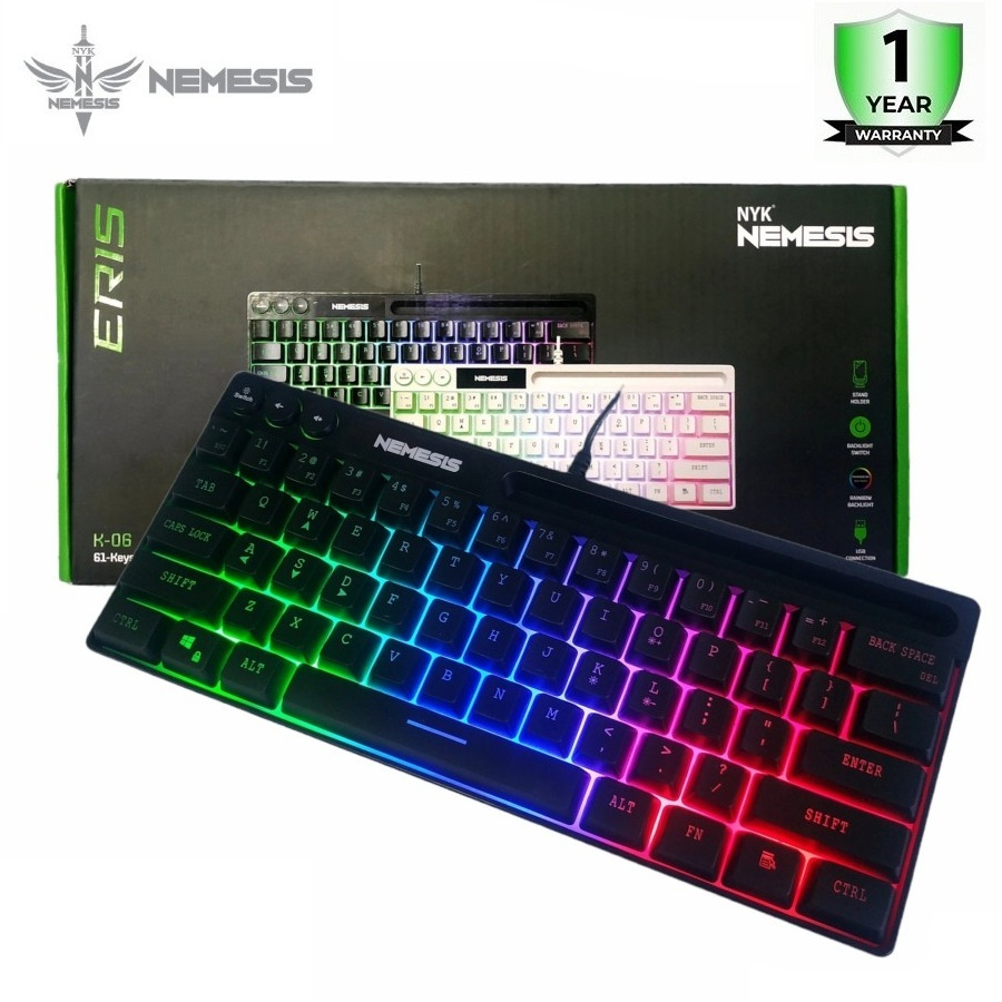 Keyboard Gaming Membrane NYK Nemesis K-06 Eris With Holder