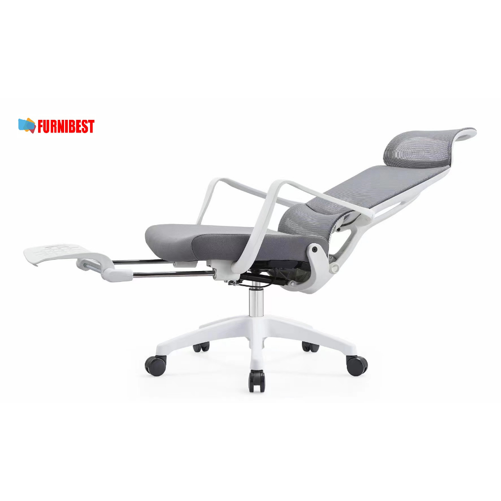 Furnibest Kursi Kantor Kursi Kerja Ergonomis Office Chair