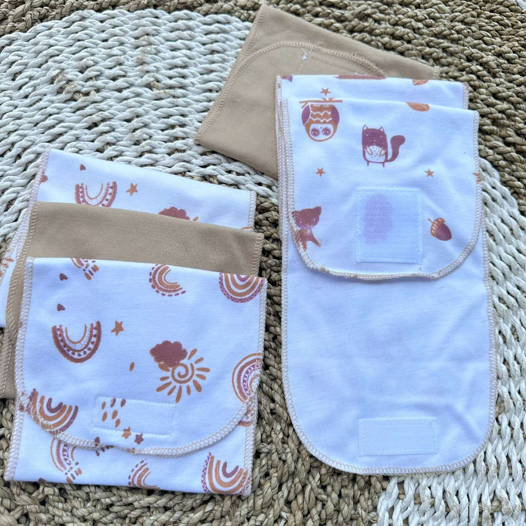 PROMO 7.7 6 Pcs Gurita Bayi Baru Lahir SABLON Rekat Gurita Bayi Gurita Instant