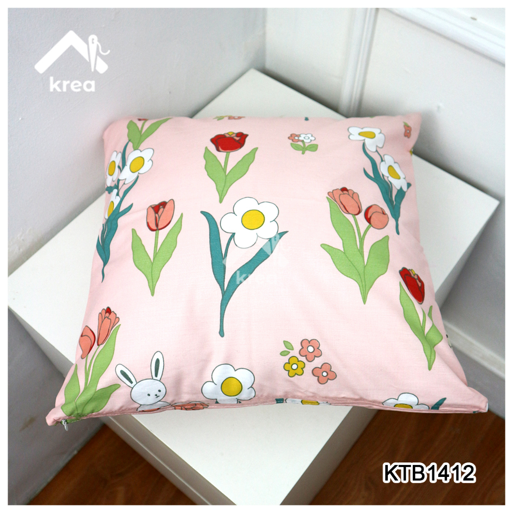 Sarung Bantal Sofa Ukuran 30x50, 40x40, 45x45, 50x50, 60x60, 70x70 - KTB1412