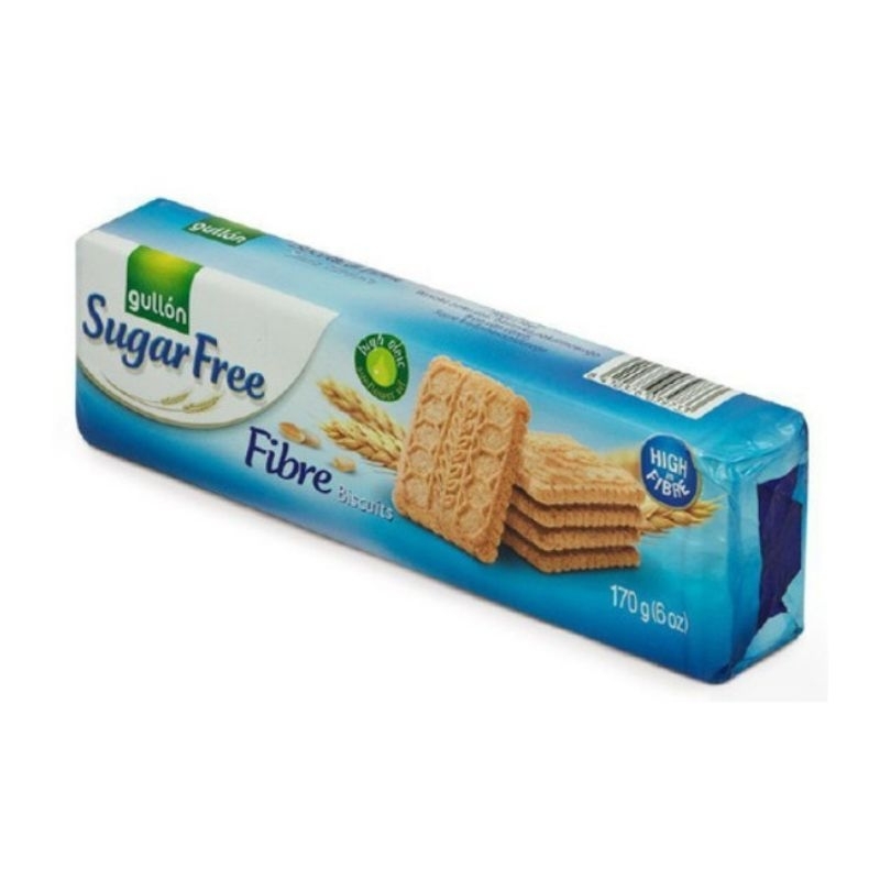 

Gullon Sugar Free, Fibre Biscuits 170g. Biskuit Serat Tanpa Gula