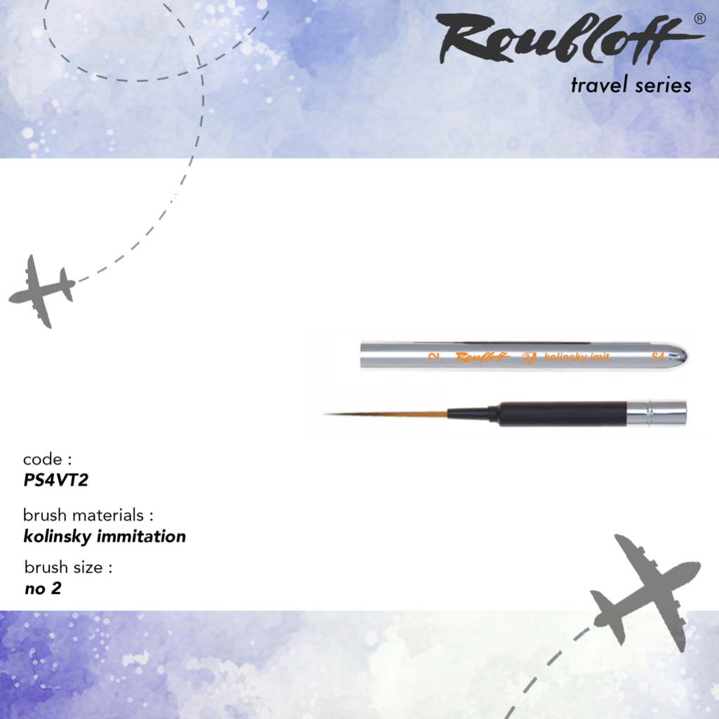 

Kuas Lukis Travel Brush Roubloff Kolinsky Imitation Liner brush PS4VT