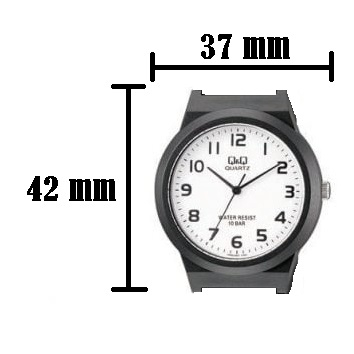 SALE Jam Tangan Unisex Sporty Casual Rubber Analog Original Q&amp;Q QNQ QQ VR90 VR90J Series