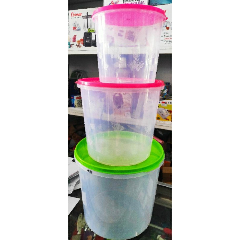 [ ⭐FREE ONGKIR⭐ ] Toples foodgrade tebal tidak bau plastik kerupuk ukuran asli 5/10/16 lt DX