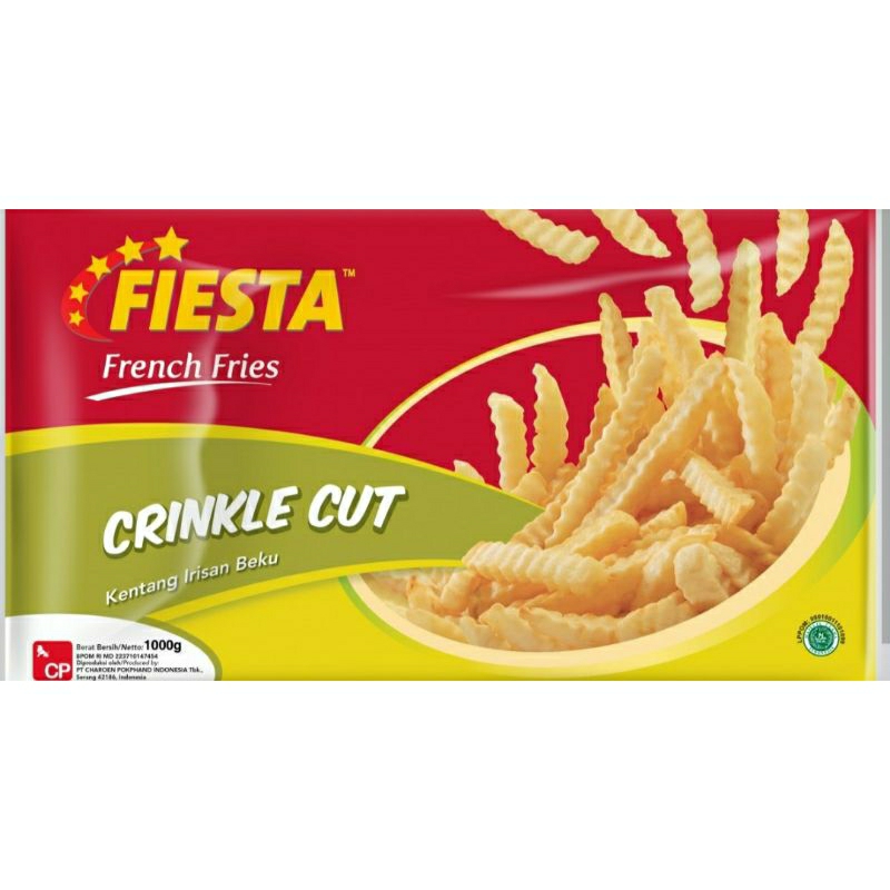 Fiesta Kentang Crinckle Cut 1kg