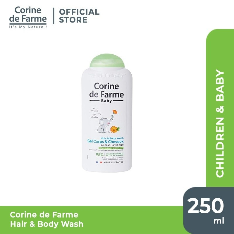 Corine De Farme Baby Hair &amp; Body Wash 250ml