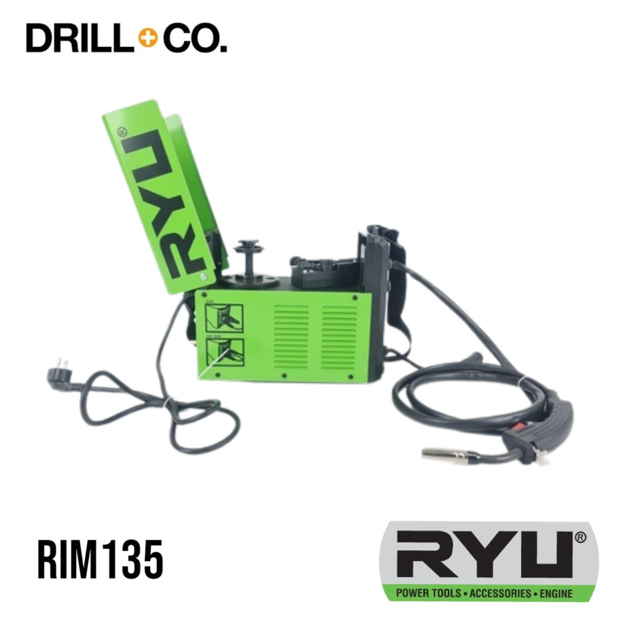 RYU Mesin Las MIG MMA-135A Travo Inverter Tanpa Gas Welding MMA 135A