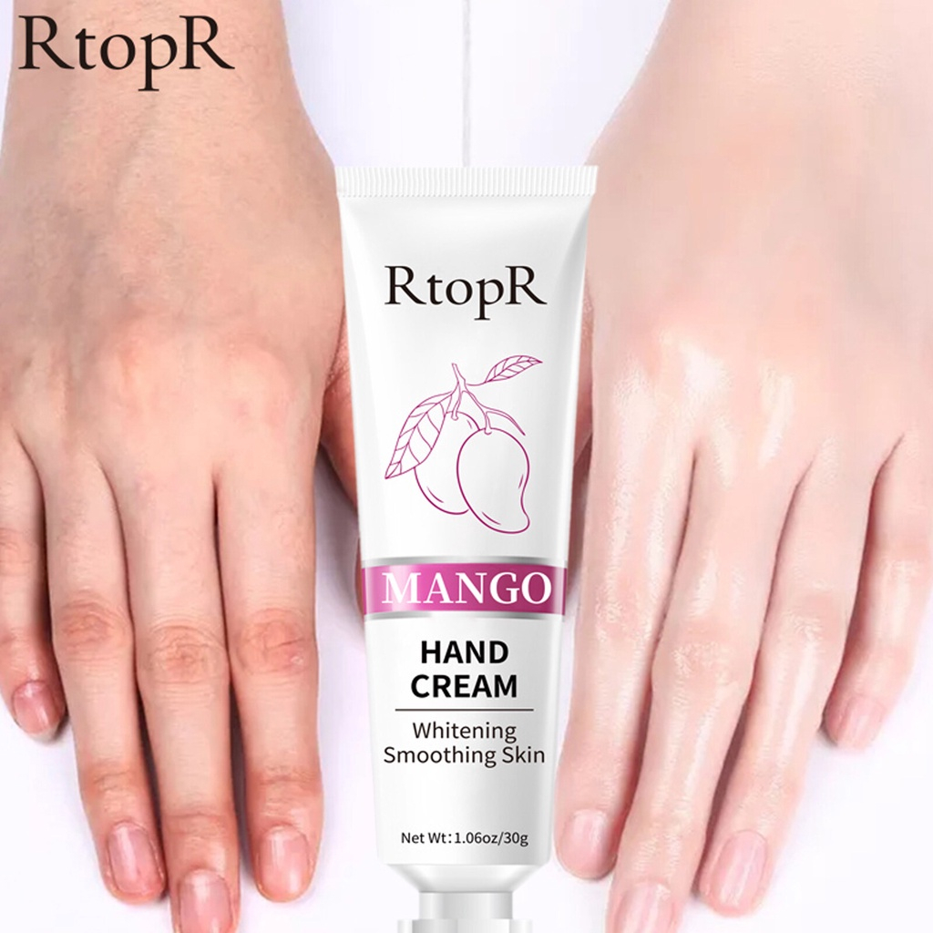 RtopR HAND CREAM Krim Tangan Mangga, Krim Perawatan Tangan Pengencang Pelembap Pemutih Pencerah