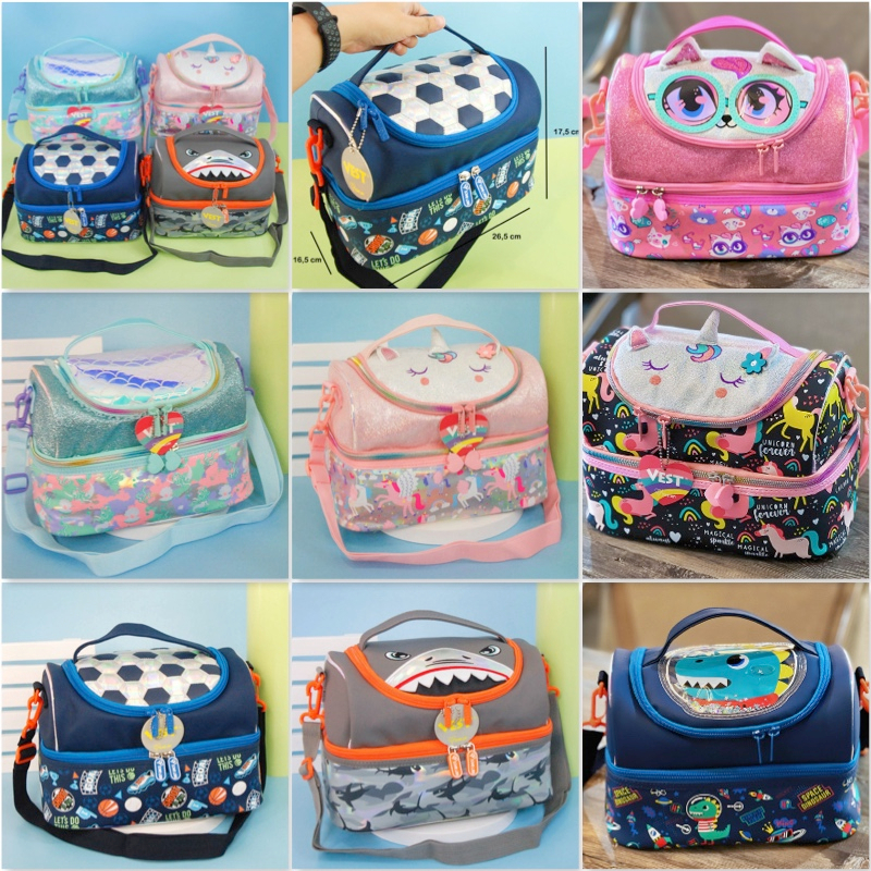 VEST Tas Bekal Lunch Bag Box Tempat Makan Anak U2058